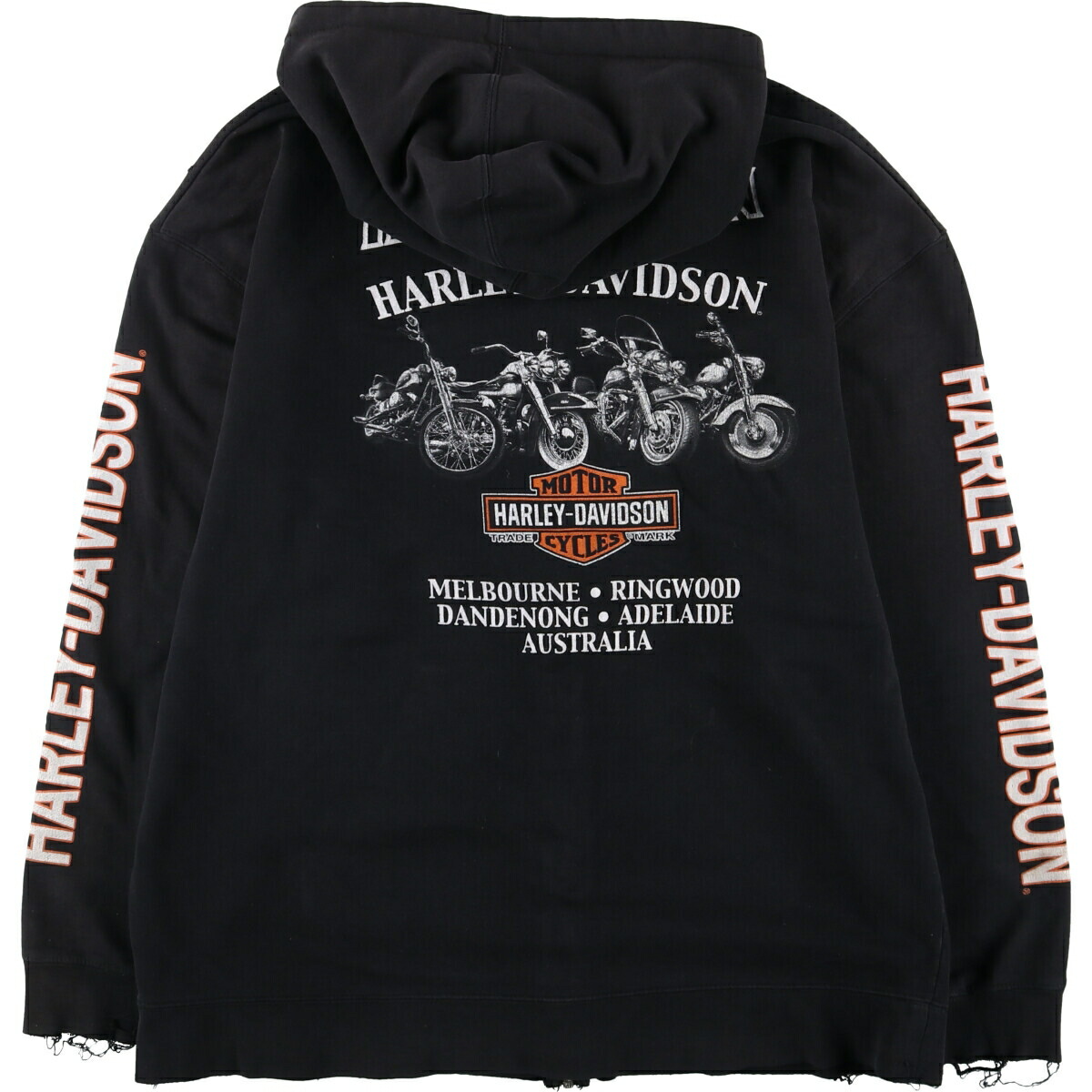 古着 ハーレーダビッドソン Harley-Davidson バックプリント