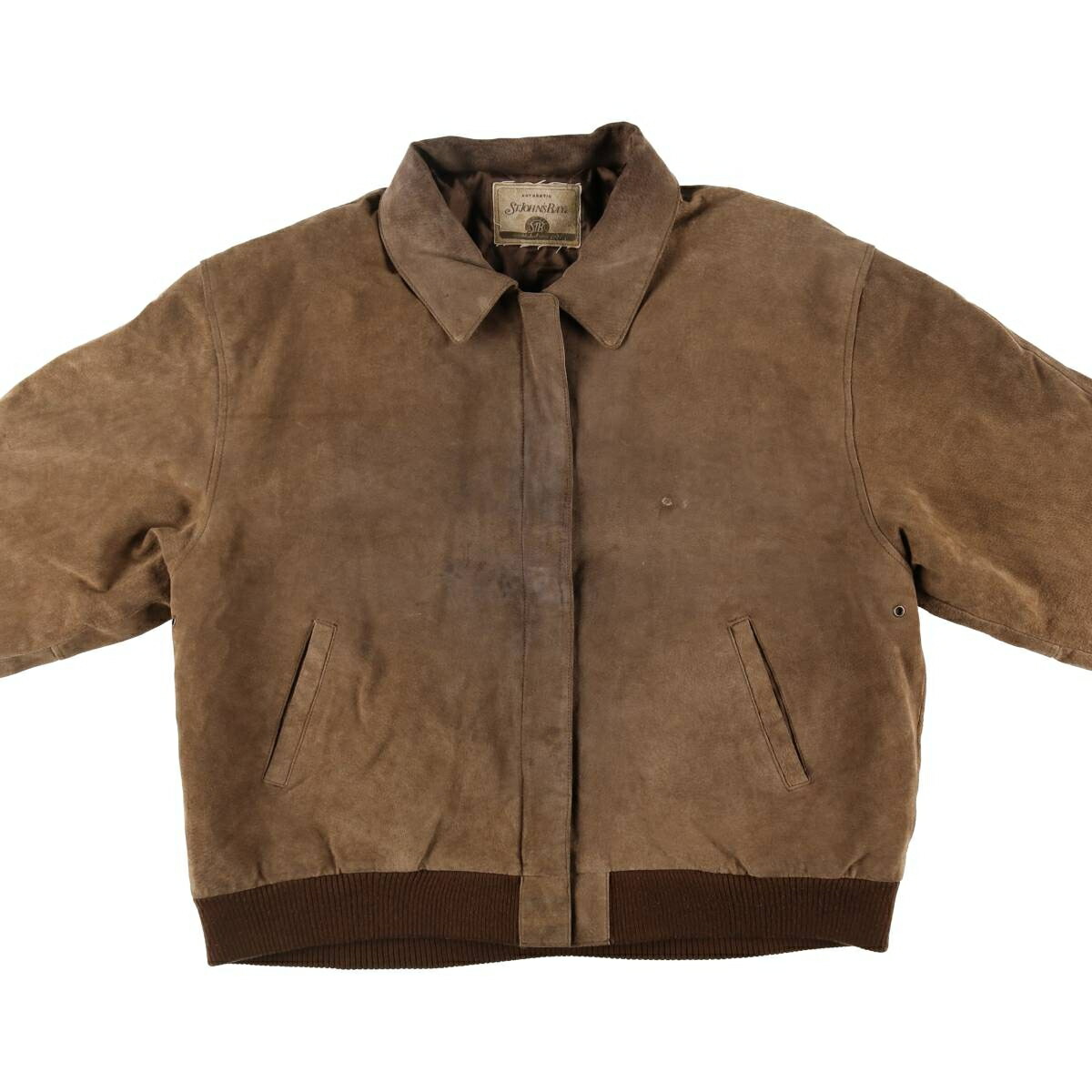 古着 セントジョンズベイ ST JOHNS BAY スエードレザージャケット