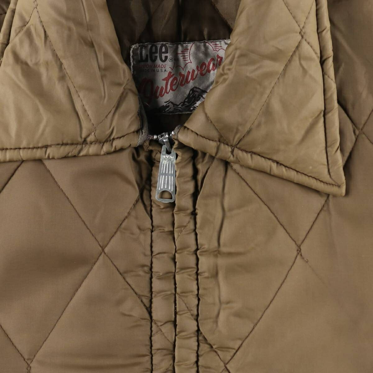 古着 70年代 リー Lee Outerwear キルティングジャケット パファー