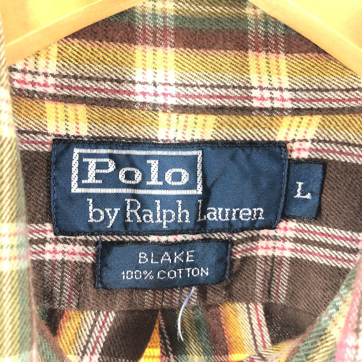 古着 90年代 ラルフローレン POLO RALPH LAUREN チェック柄 ワン