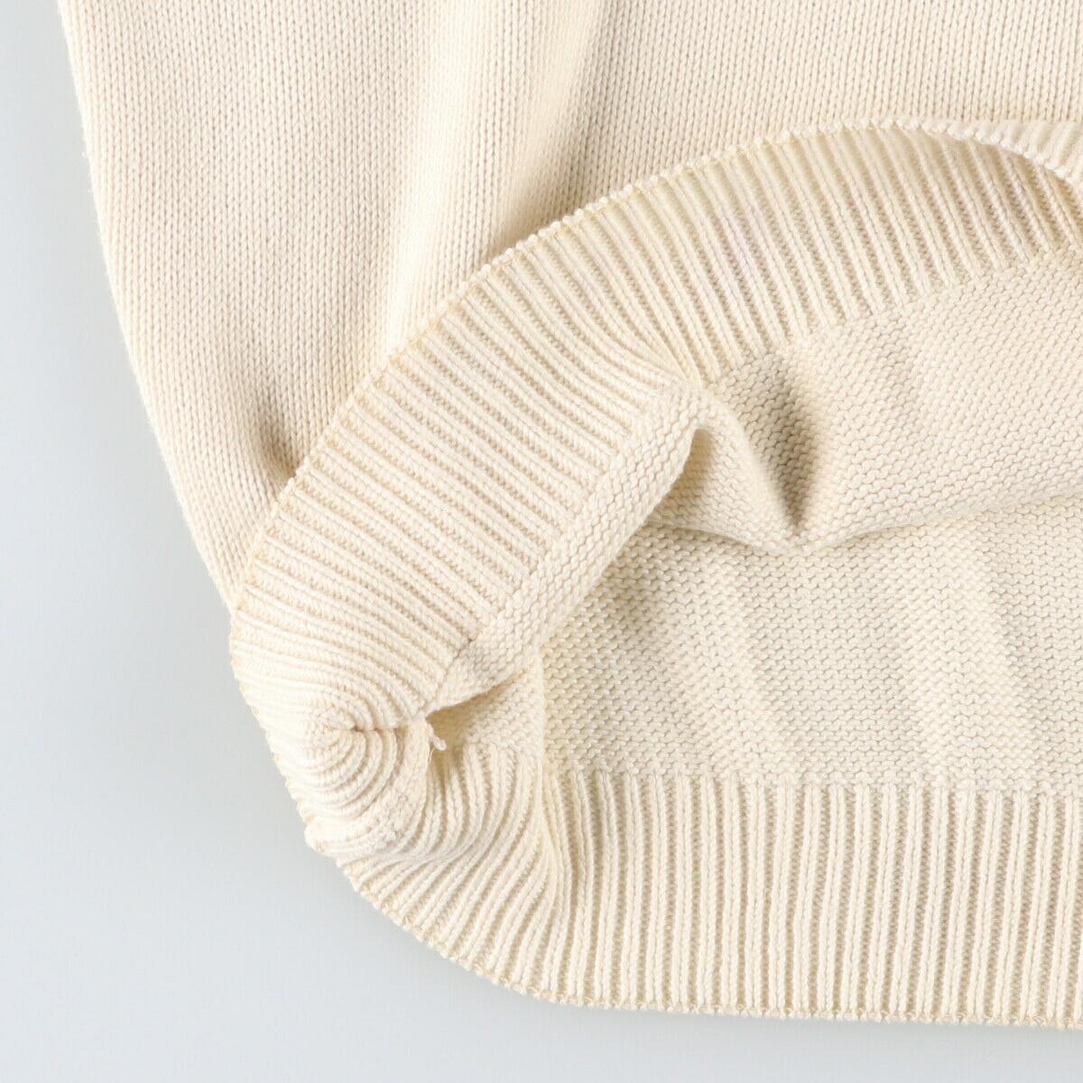 古着 バーバリー Burberrys LONDON Vネック コットンニットセーター