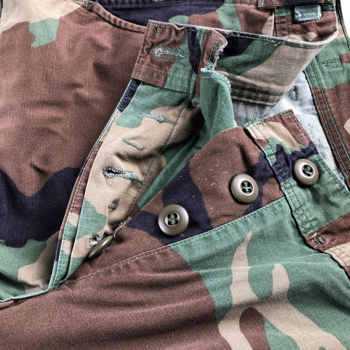 古着 90年代 米軍実品 迷彩柄 ウッドランドカモ ミリタリー カーゴ