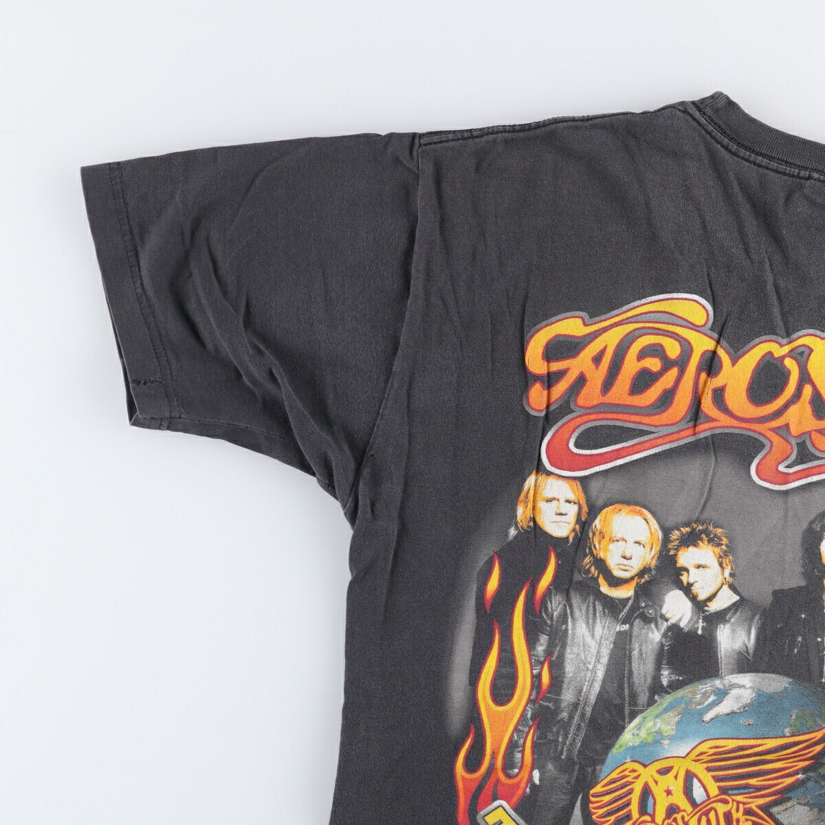 古着 00年代 CYGNUS AEROSMITH エアロスミス バンドTシャツ バンT