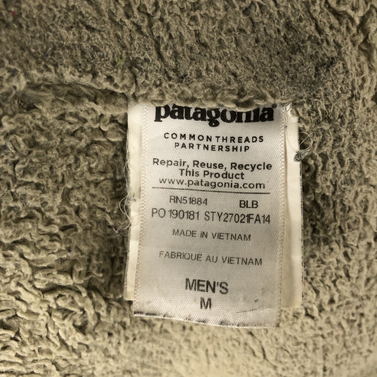 古着 パタゴニア Patagonia イスマスパーカー 27021FA14 中綿