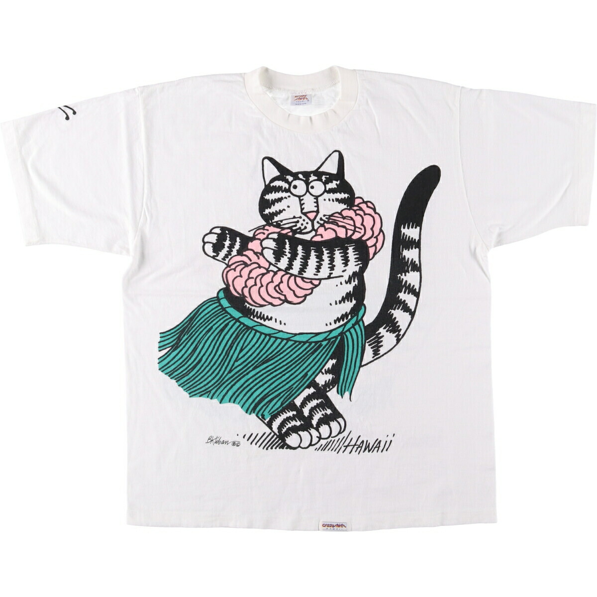 古着 90年代 クレイジーシャツ crazy shirt Kliban Cats クリバン