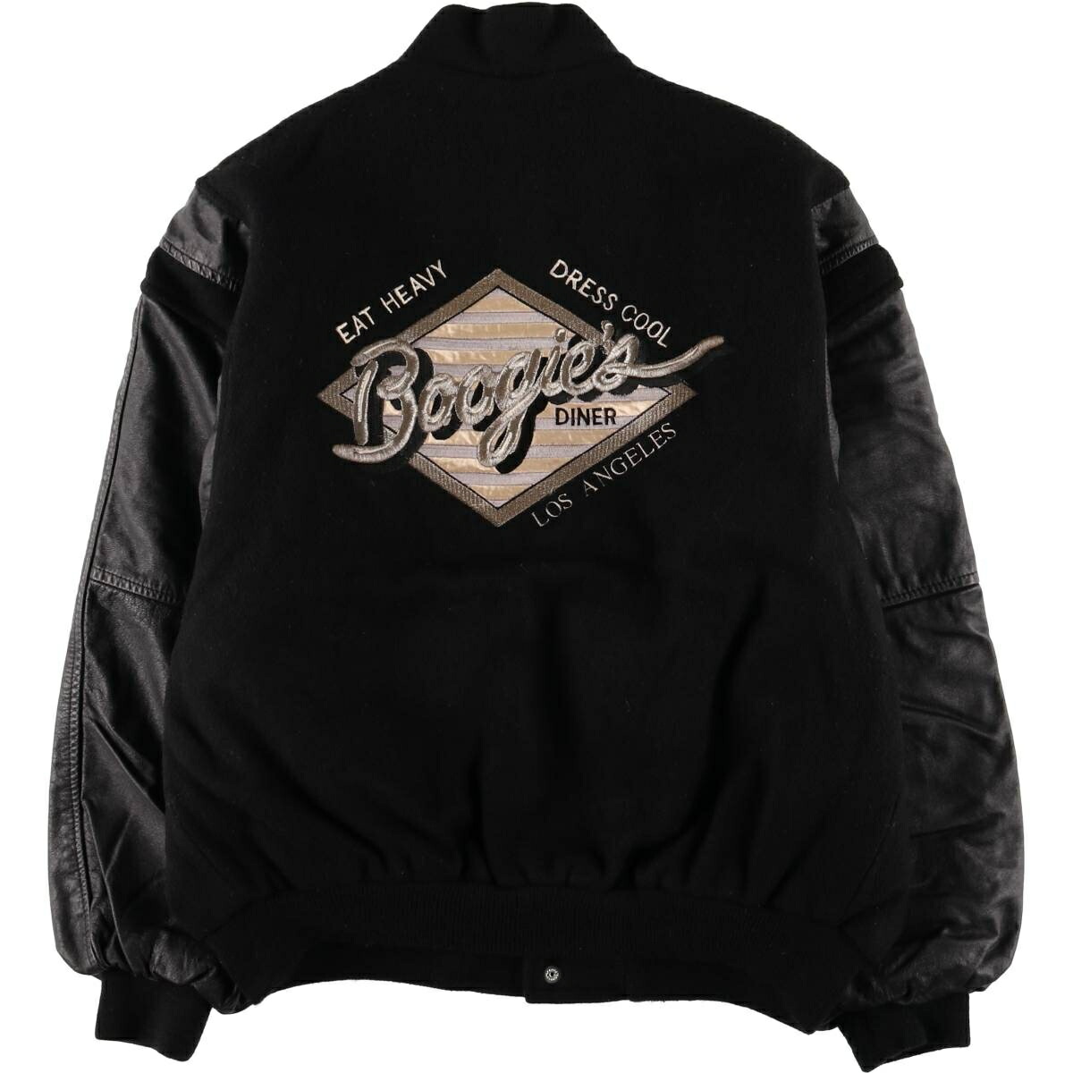 古着 80～90年代 IDENTITY INC バックロゴ 中綿入り スタジャン