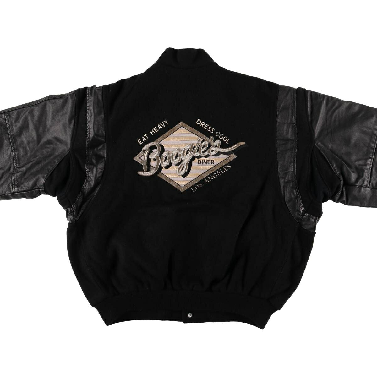 古着 80～90年代 IDENTITY INC バックロゴ 中綿入り スタジャン