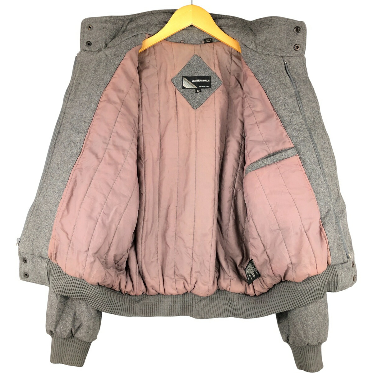 古着 メンバーズオンリー MEMBERS ONLY 中綿入り ウールジャケット