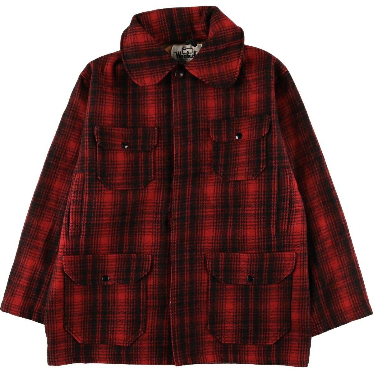 古着 70年代 ウールリッチ WOOLRICH バッファローチェック ウール