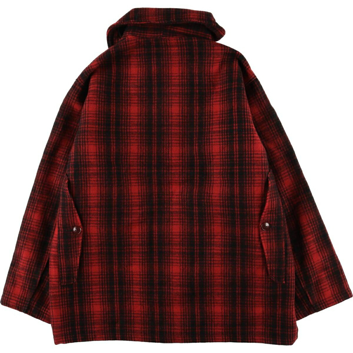 古着 70年代 ウールリッチ WOOLRICH バッファローチェック ウール