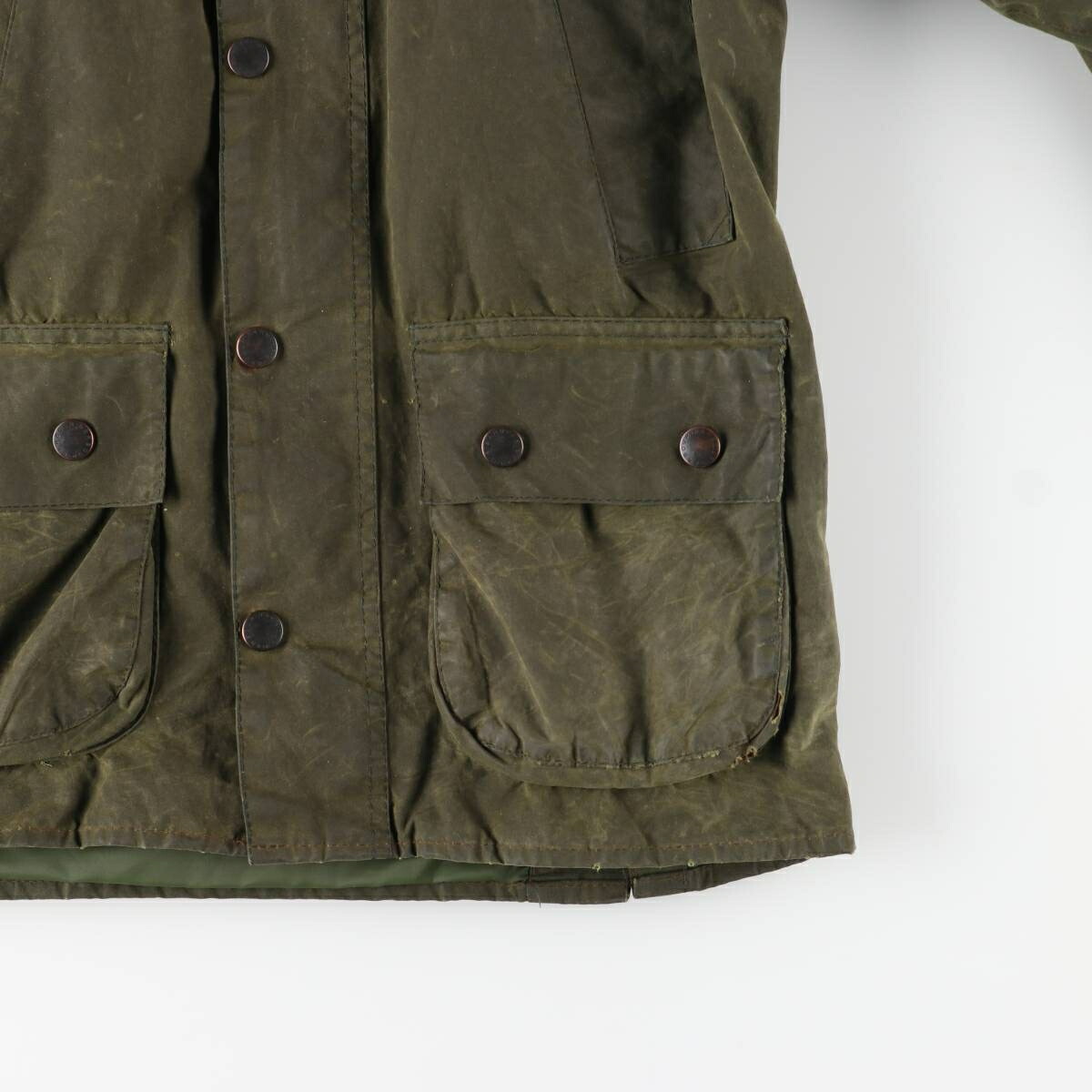 古着 00年代 バブアー Barbour BEDALE ビデイル 旧3ワラント ワックス