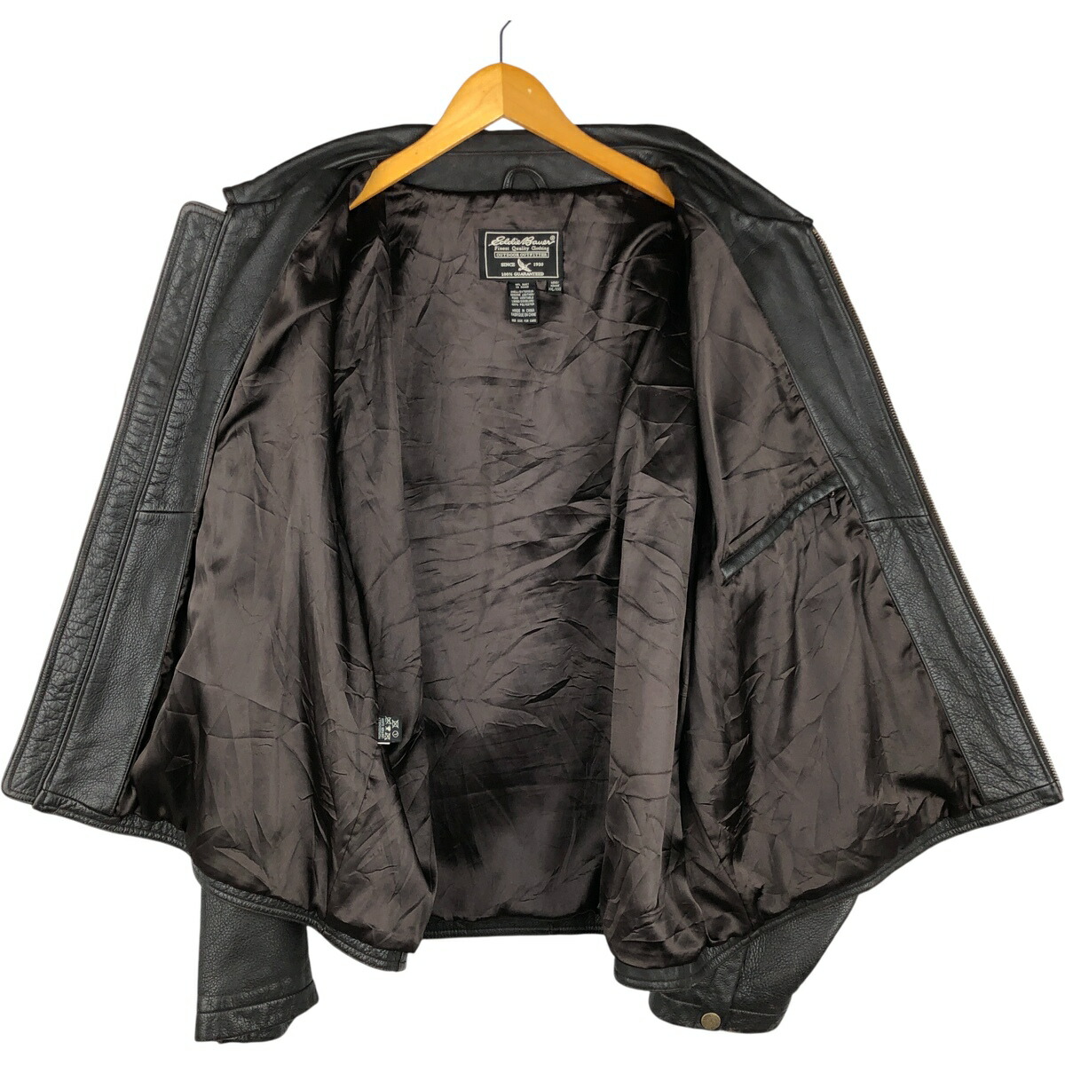 古着 エディーバウアー Eddie Bauer レザージャケット メンズXXL相当