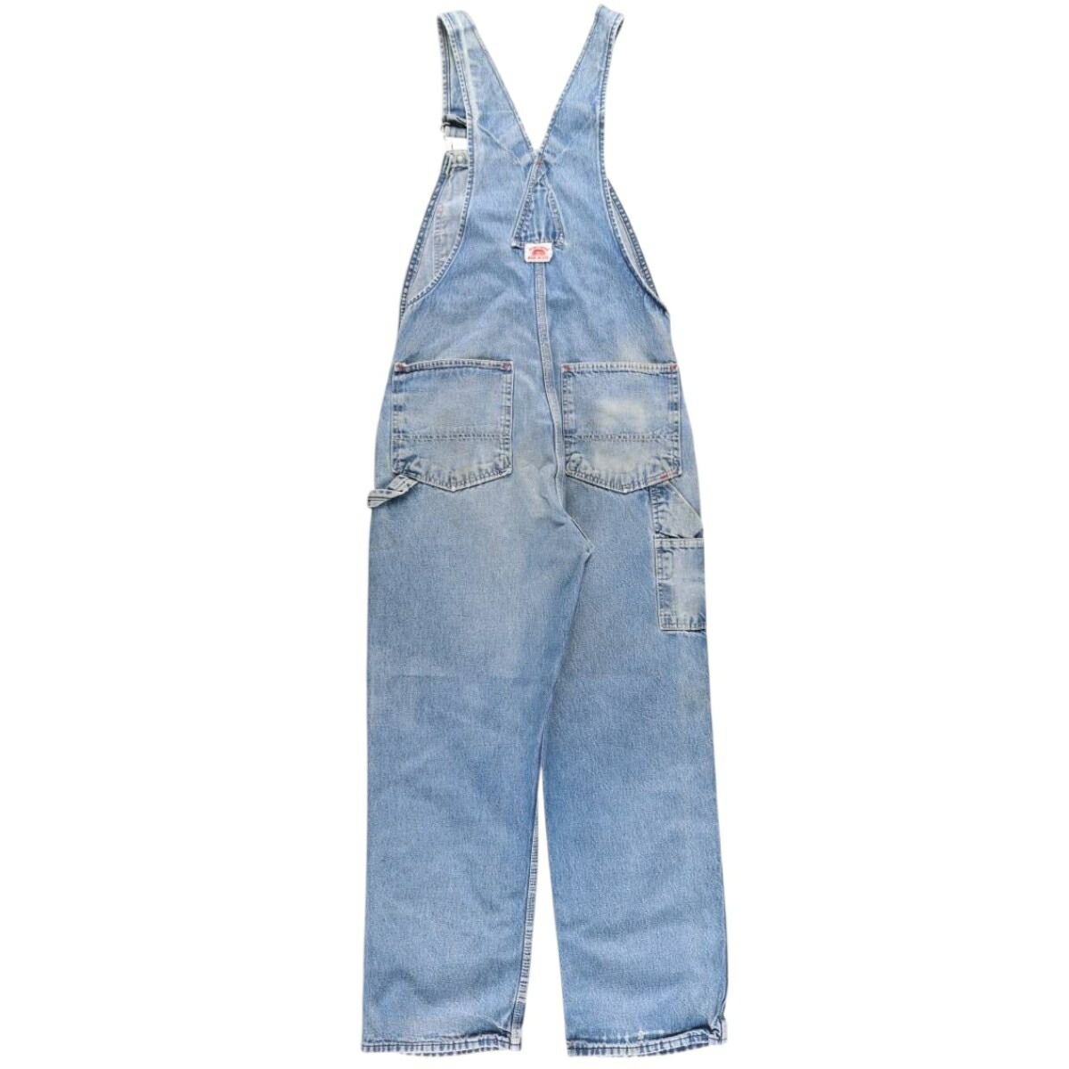 古着 ラウンドハウス Round House デニムオーバーオール USA製 メンズ