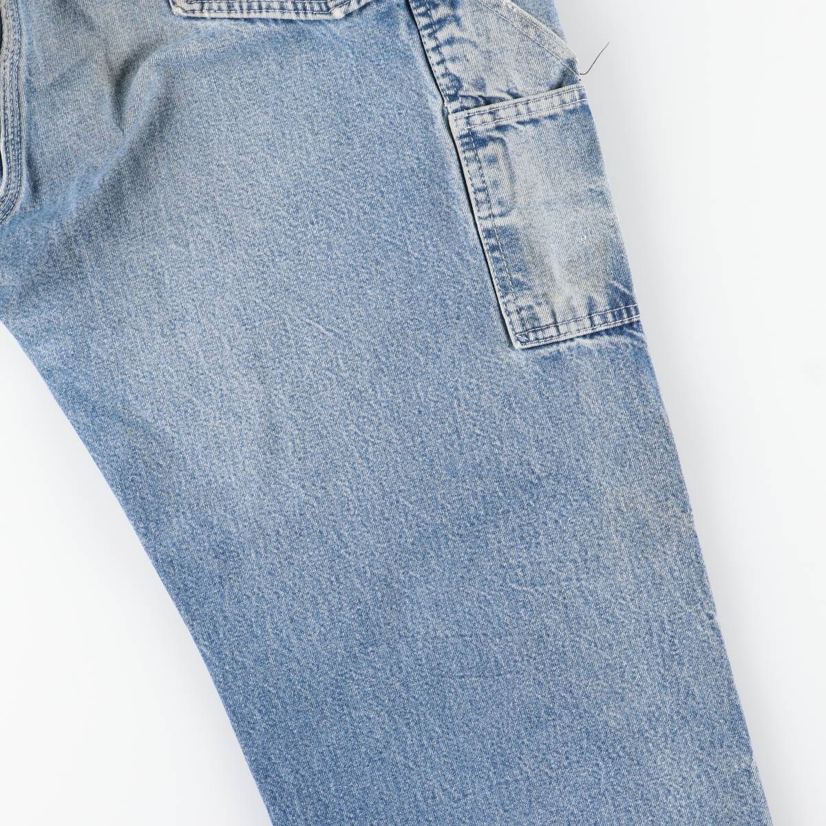 古着 ラウンドハウス Round House デニムオーバーオール USA製 メンズ