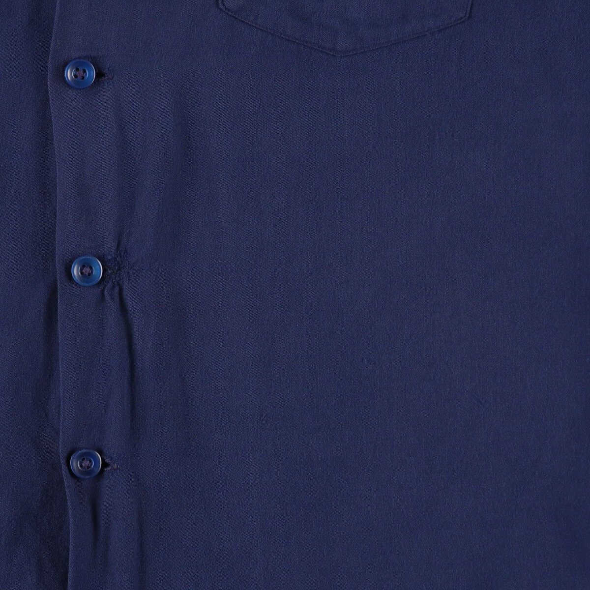 古着 50年代 MARK TWAIN オープンカラー 長袖 レーヨンギャバジン