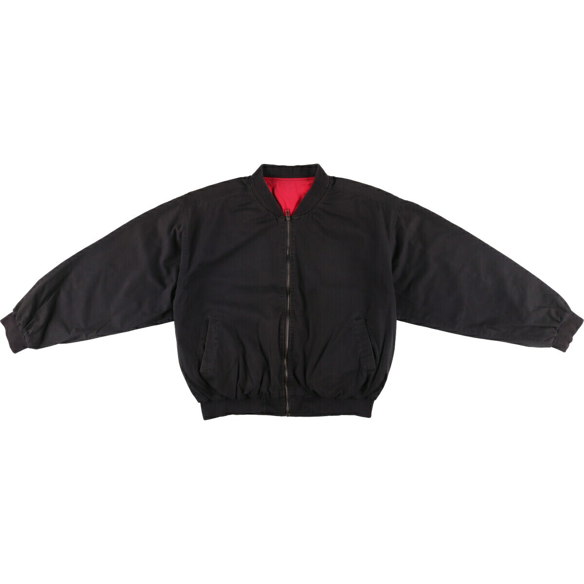 古着 Marlboro マールボロ リバーシブル バックロゴ コットンブルゾン
