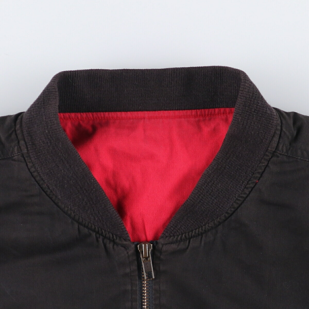 古着 Marlboro マールボロ リバーシブル バックロゴ コットンブルゾン