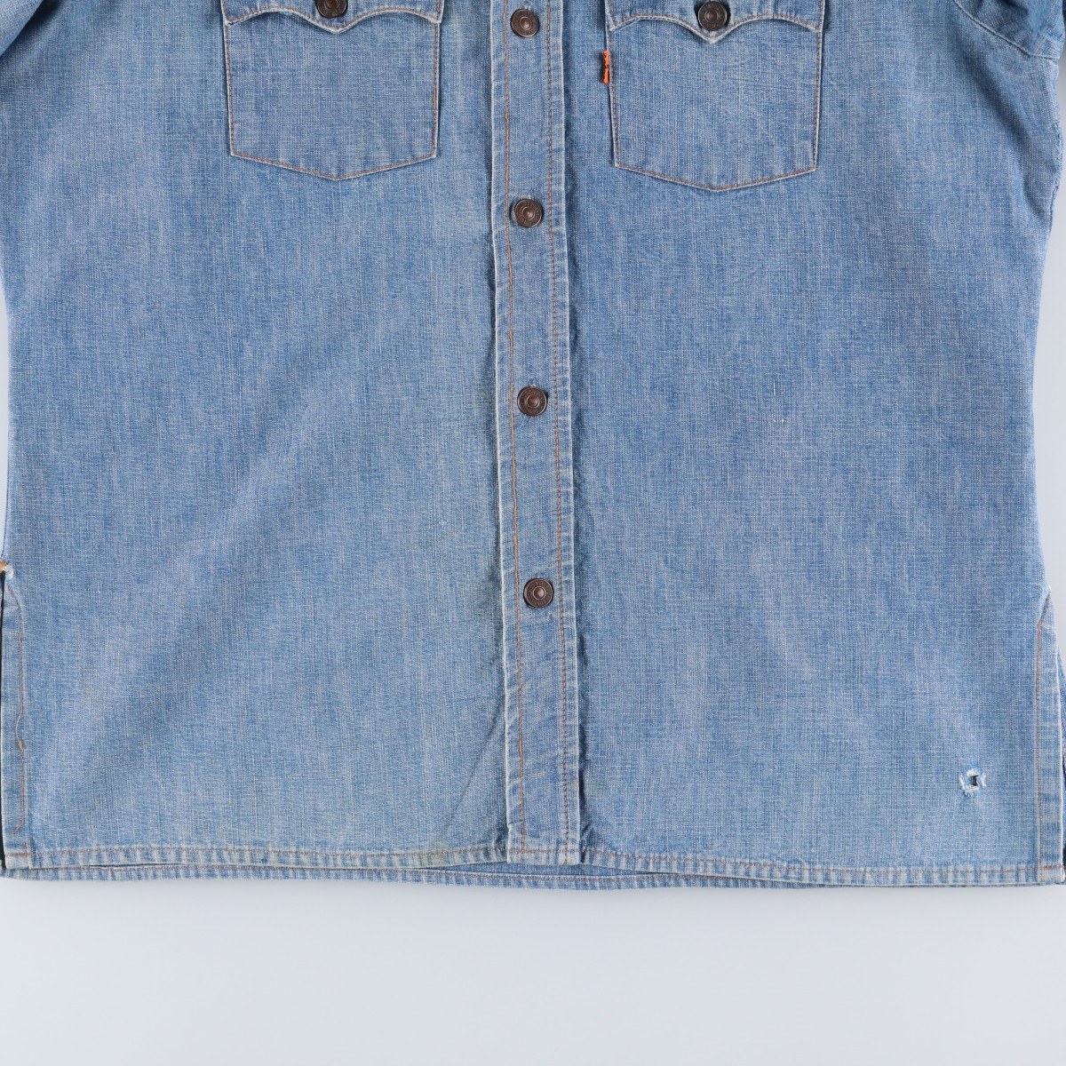 古着 70年代 リーバイス Levis オレンジタブ BIG E ビッグE 長袖