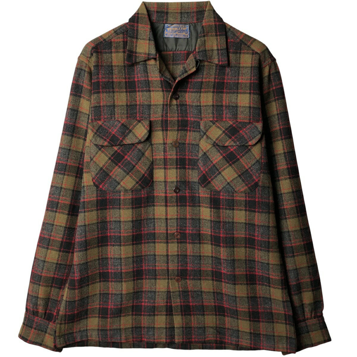 古着 50年代 ペンドルトン PENDLETON ボードシャツ チェック柄