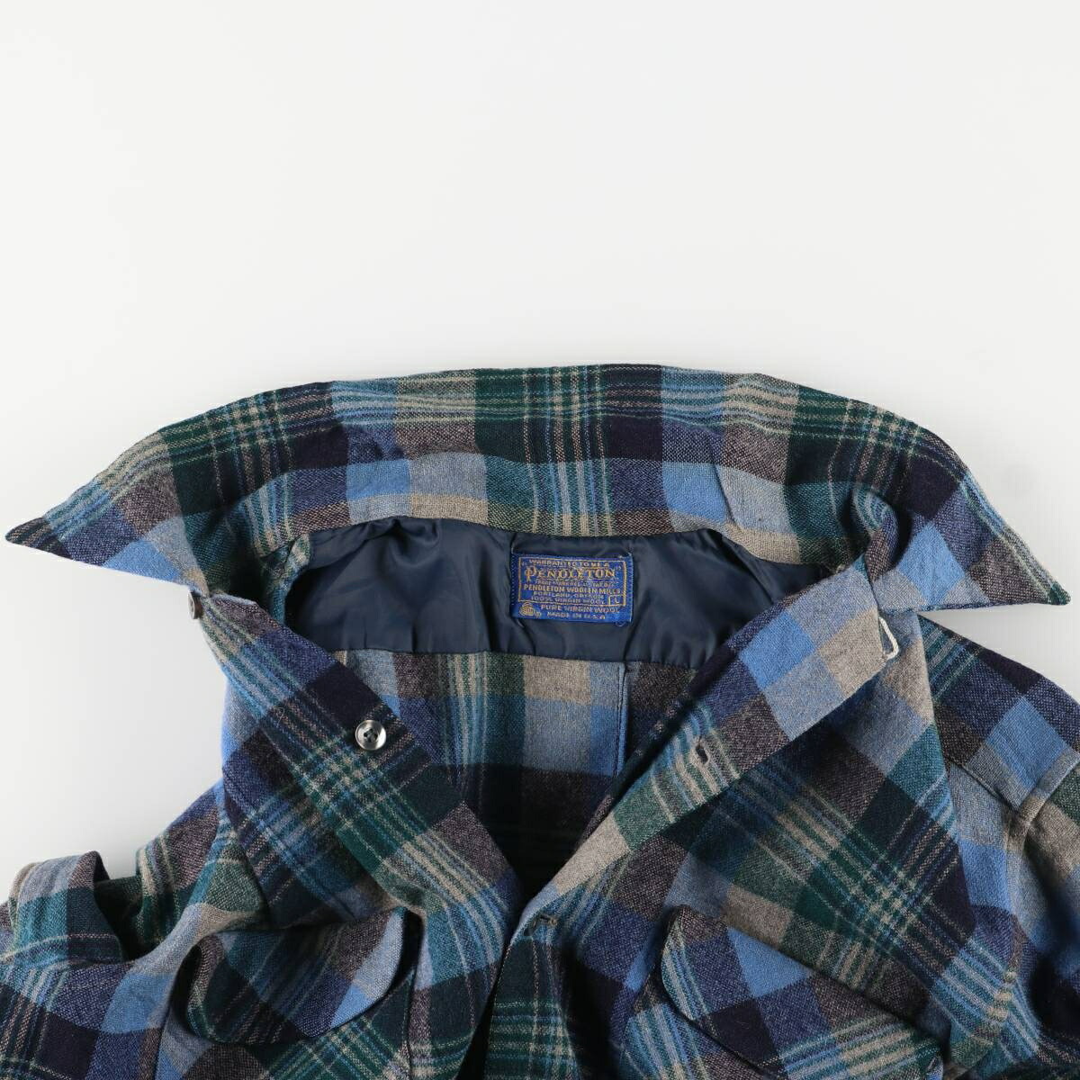 古着 70年代 ペンドルトン PENDLETON ボードシャツ チェック柄