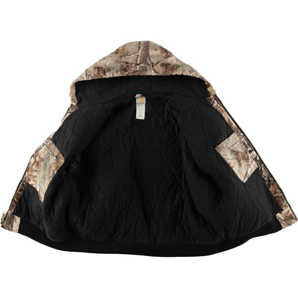 古着 00年代 カーハート Carhartt アクティブジャケット 迷彩柄 リアル