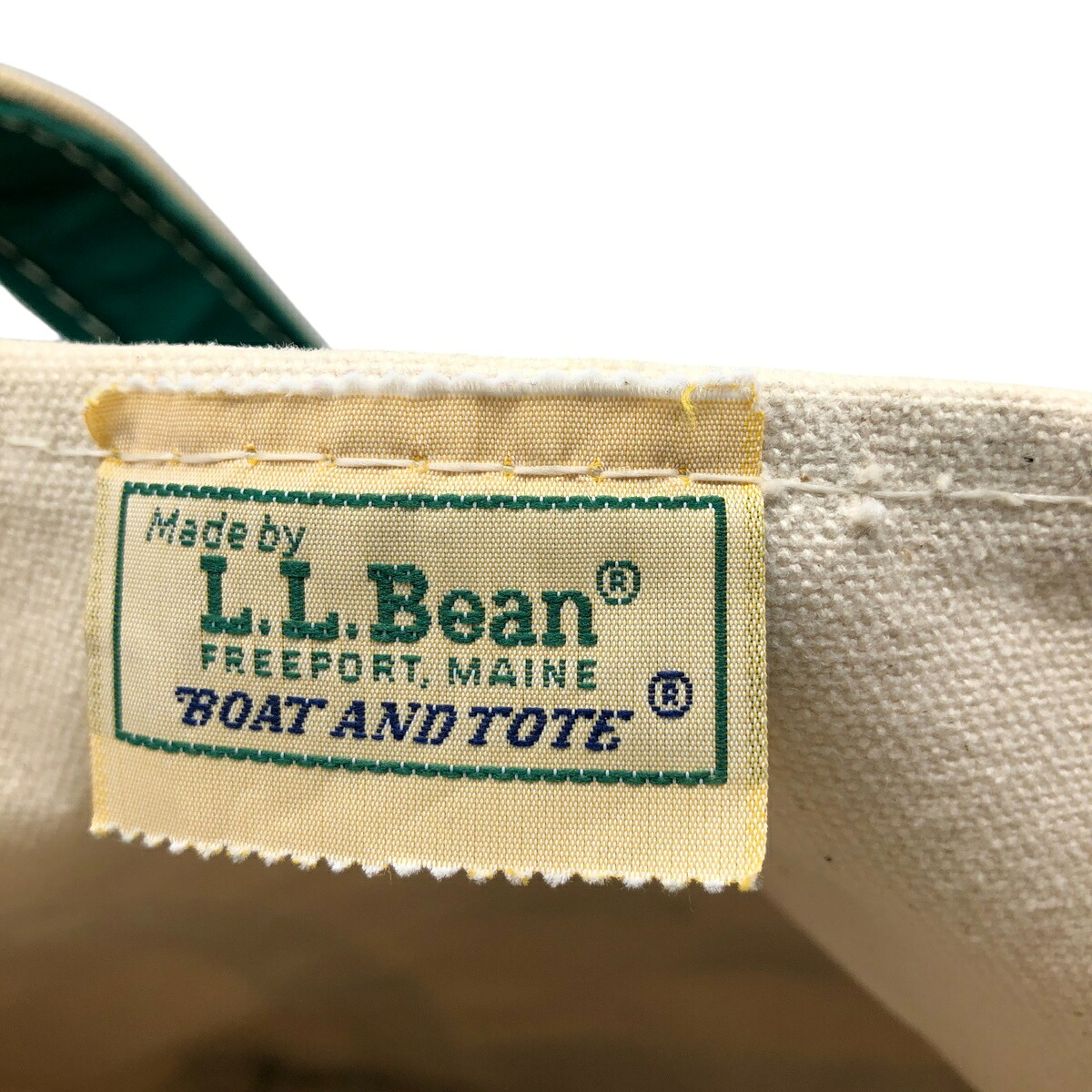古着 80年代 エルエルビーン L.L.Bean ギザタグ 松ぼっくり トート