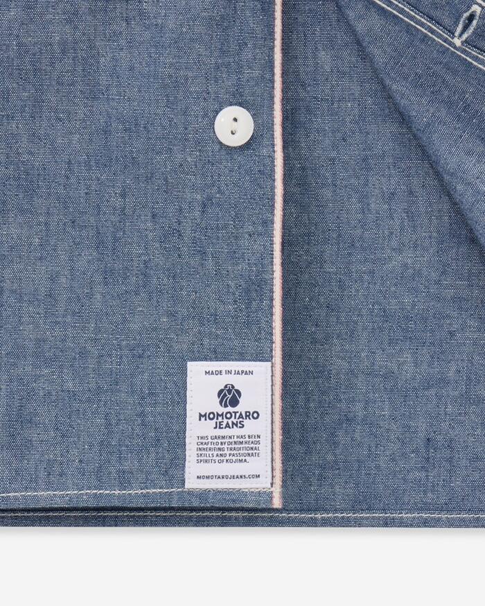 楽天市場】桃太郎ジーンズ 長袖 シャンブレー ワークシャツ 1000円