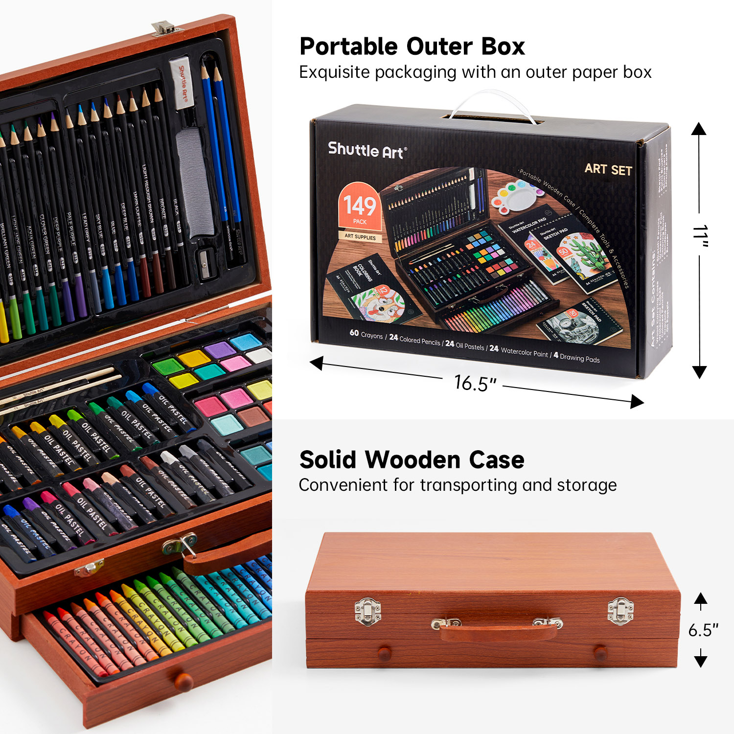 楽天市場】【送料無料】Shuttle Art お絵かきセット アートセット 149