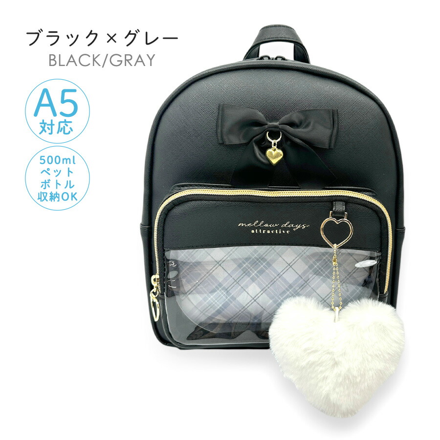 楽天市場】ミニリュック デイリュック クリアポケットミニDパック A5