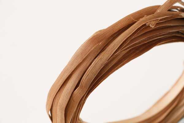 やまぶどうひご10本組み (約)長さ60～70cm (約)幅8mm | 手作り部材