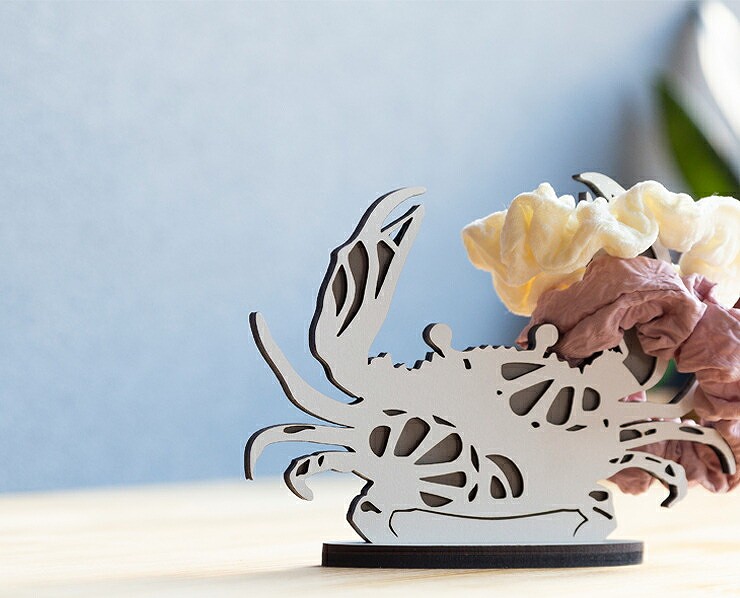 楽天市場】3/4〜 ☆10%OFF☆ 蟹 オブジェ アクセサリースタンド かに