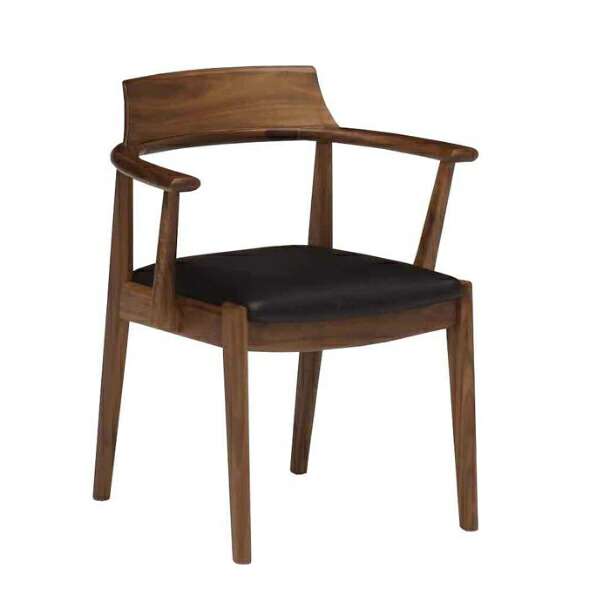 楽天市場】【1日はP20倍!!】アームチェア 肘付き 無垢材 モダンチェア