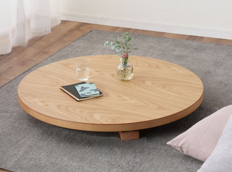 ちゃぶ台 ラウンドテーブル 90/33cm ちゃぶ台 ラウンドテーブル 90