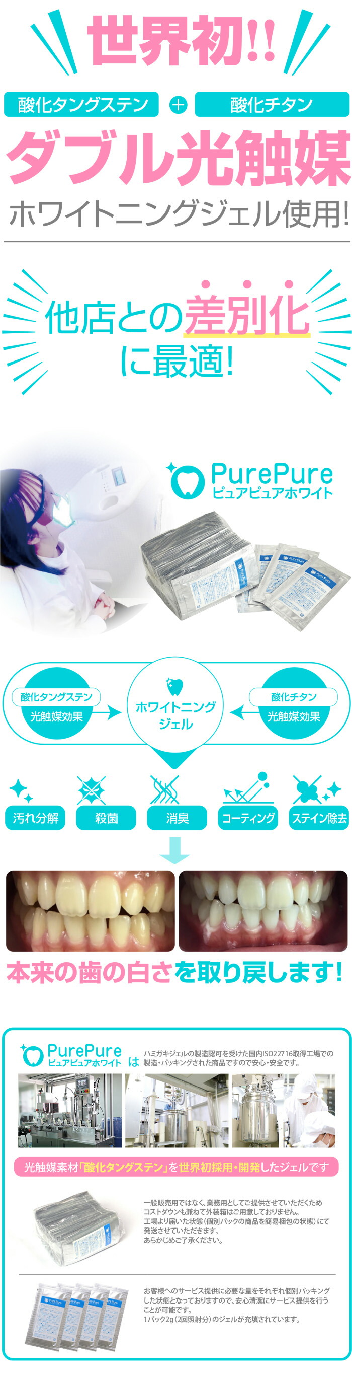 楽天市場】業務用 簡易セット 世界初！ 酸化タングステン 配合 ジェル