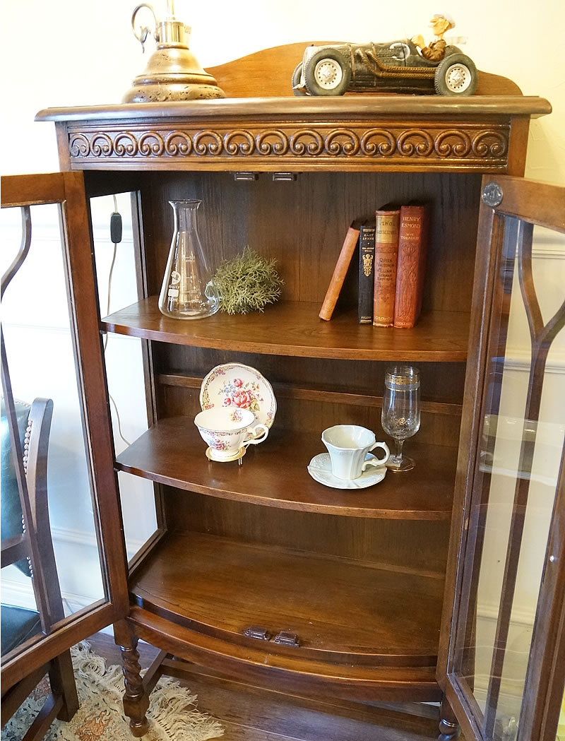 楽天市場】アンティーク家具 リプロダクト ブックケース 飾りボード