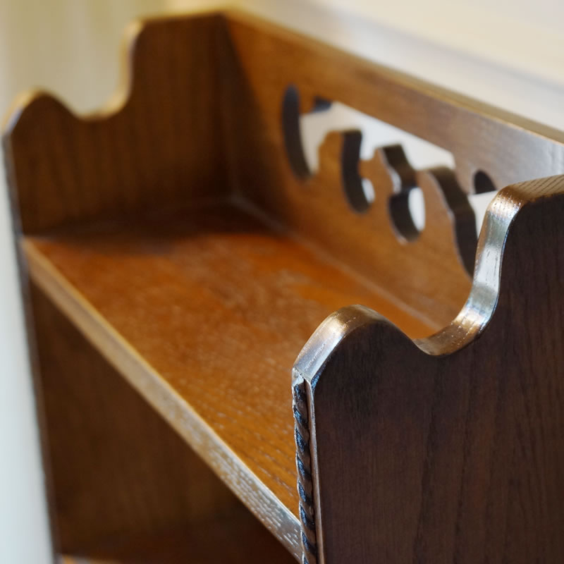 楽天市場】アンティーク家具 4段 ブックシェルフ アンティーク