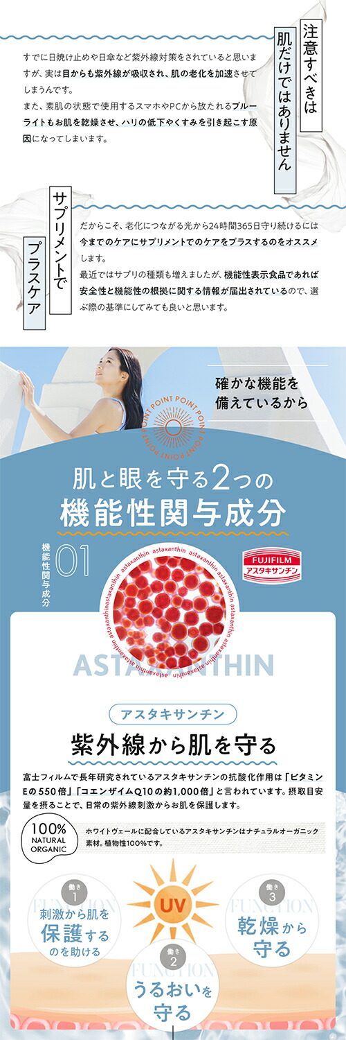 楽天市場】【定期購入】ホワイトヴェール プレミアム ( 2袋 60粒