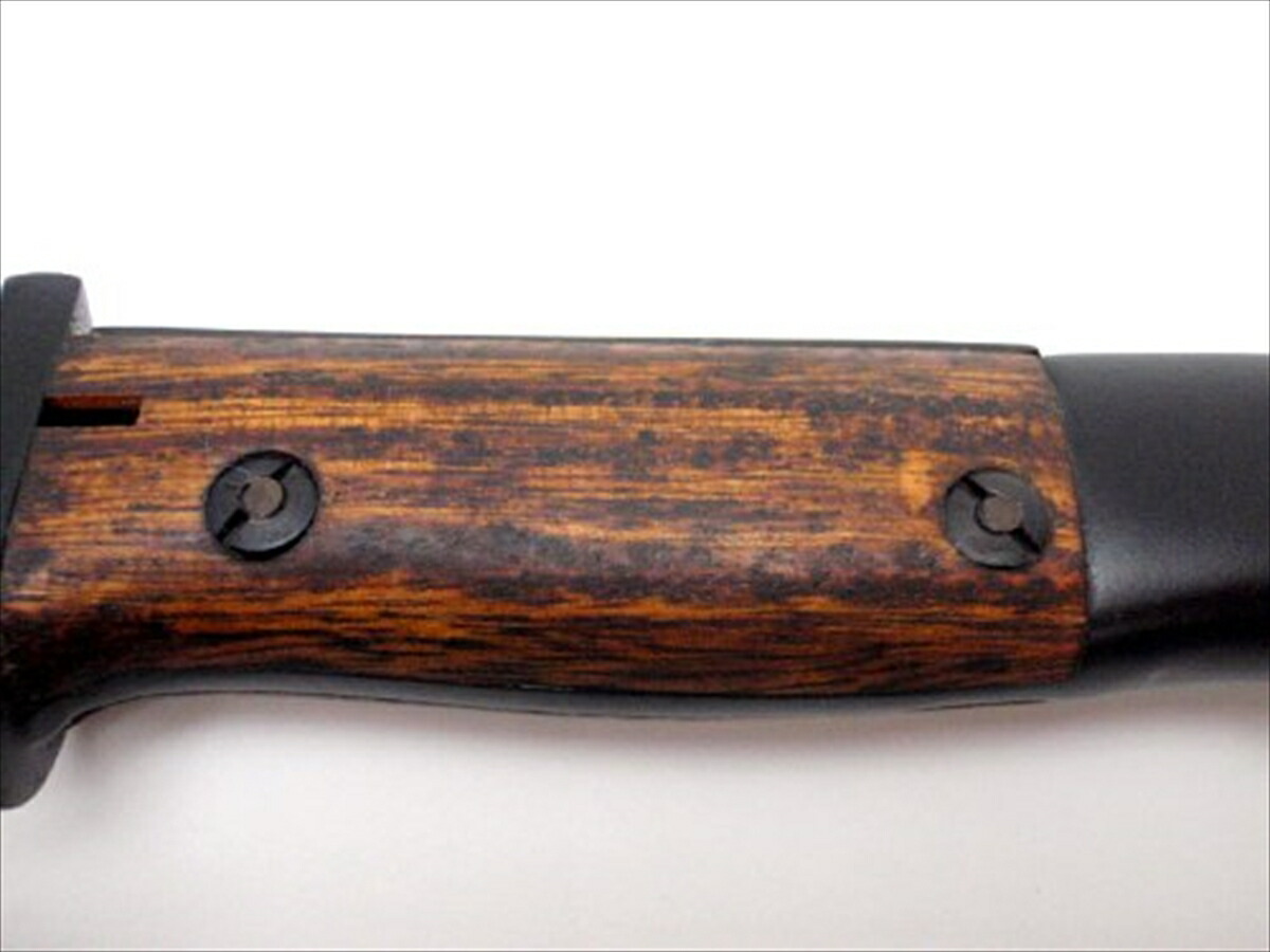 ドイツ軍 モーゼル 98k 真鍮製 バヨネット 銃剣 鞘 本革製 フロッグ