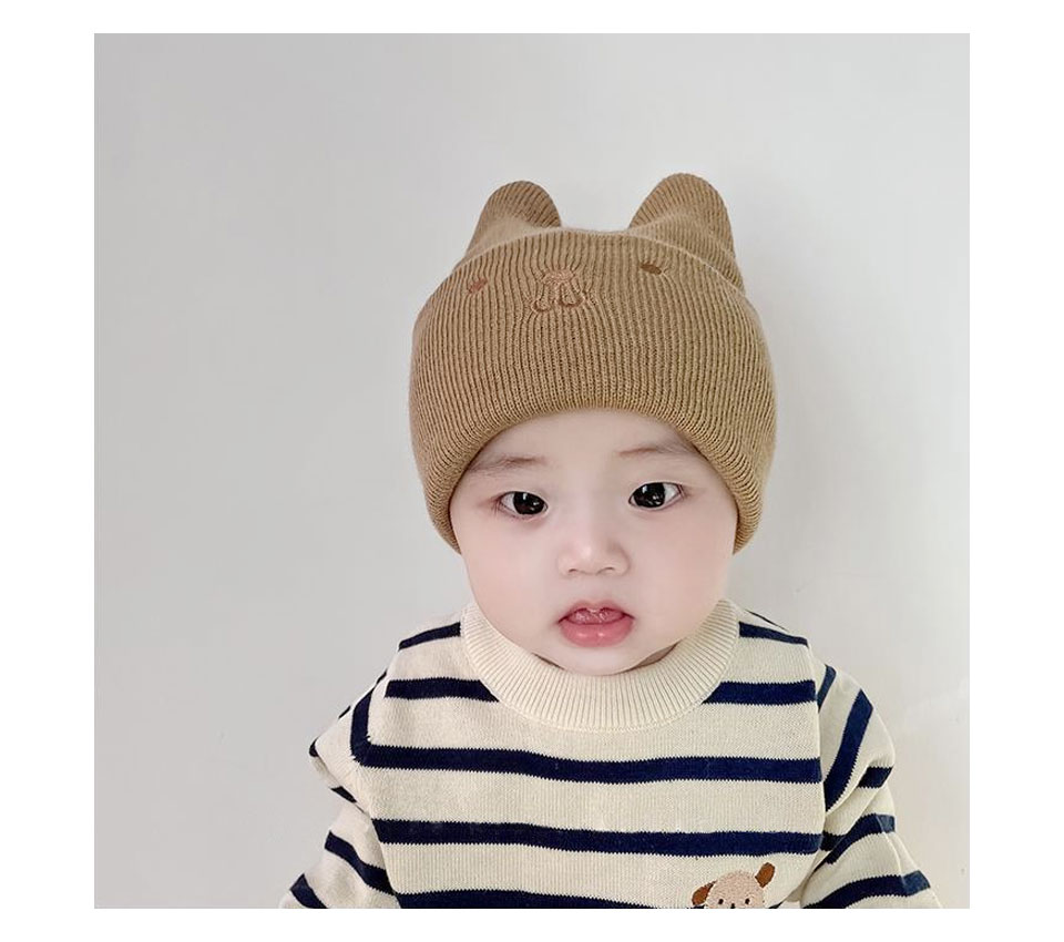 ベビーニット帽(うさぎ耳付き) y6の通販｜ケイララ