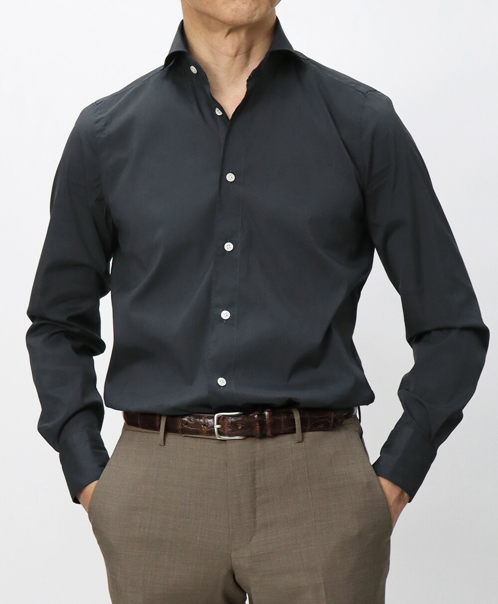 フィナモレ / Finamore / セルジオ / SERGIO / カッタウェイ シャツ