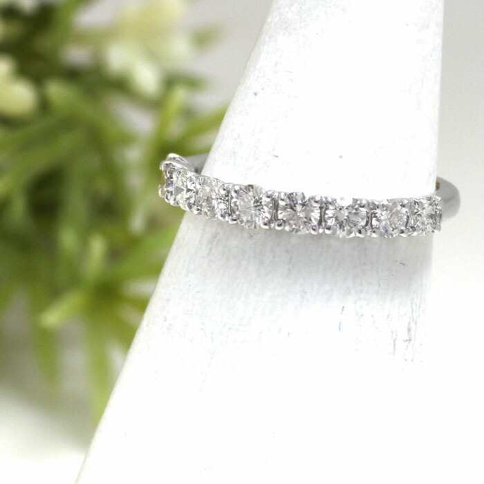 楽天市場】ダイヤモンド エタニティ リング 0.5ct Pt900 プラチナ 天然