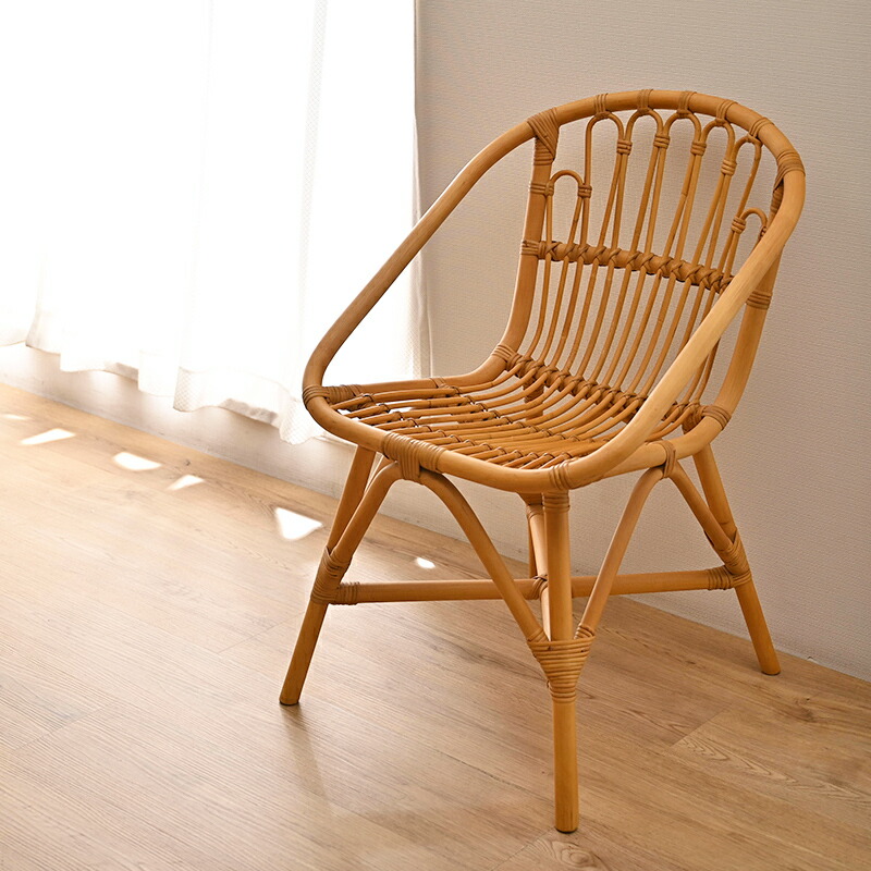 楽天市場】ラタンチェア ダイニングチェア デスクチェア PCチェア