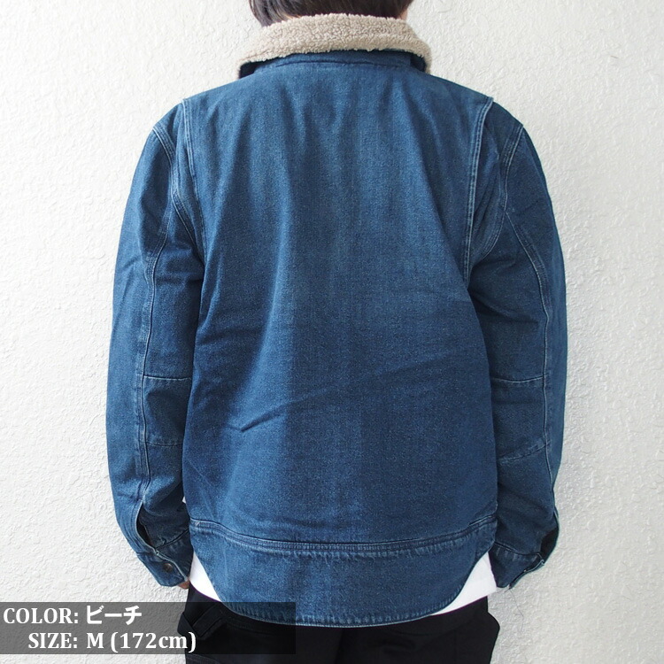楽天市場】カーハート デニムジャケット リラックスフィット 裏ボア