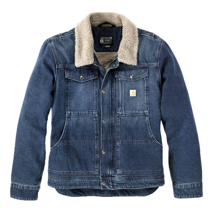 楽天市場】カーハート デニムジャケット リラックスフィット 裏ボア