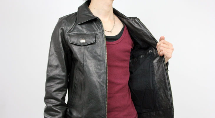 楽天市場】S~LL Gジャンタイプ 山羊革 ゴートスキン 本革 本皮