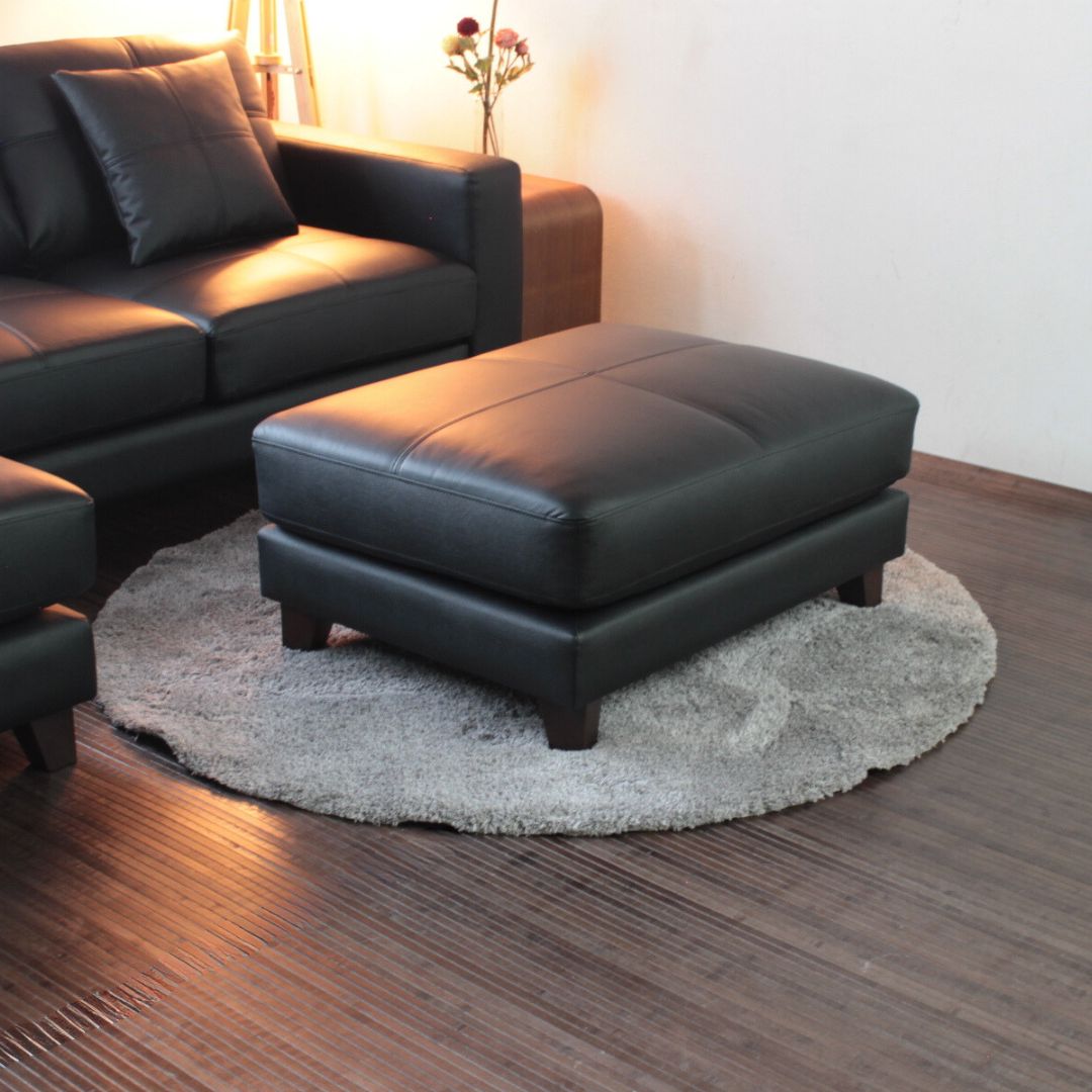 楽天市場】オットマン スツール 本革 1人掛けソファ ワイド 大型