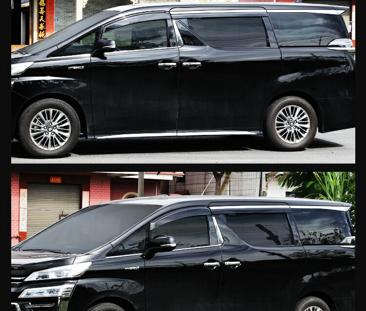 楽天市場】アルファード30系 ヴェルファイア30系 サイドバイザー ドア