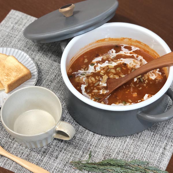 楽天市場】両手鍋 ホーロー IH対応 Alaw TheCasserole （ 送料無料