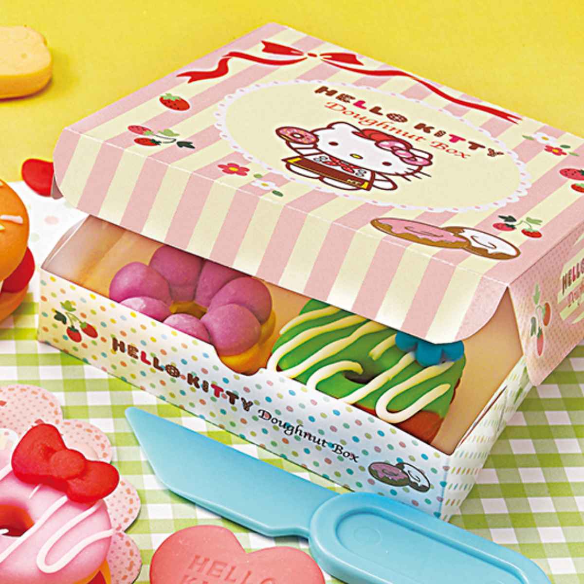 楽天市場】ねんど 型 ドーナツ屋さんセット ハローキティ （ 知育玩具
