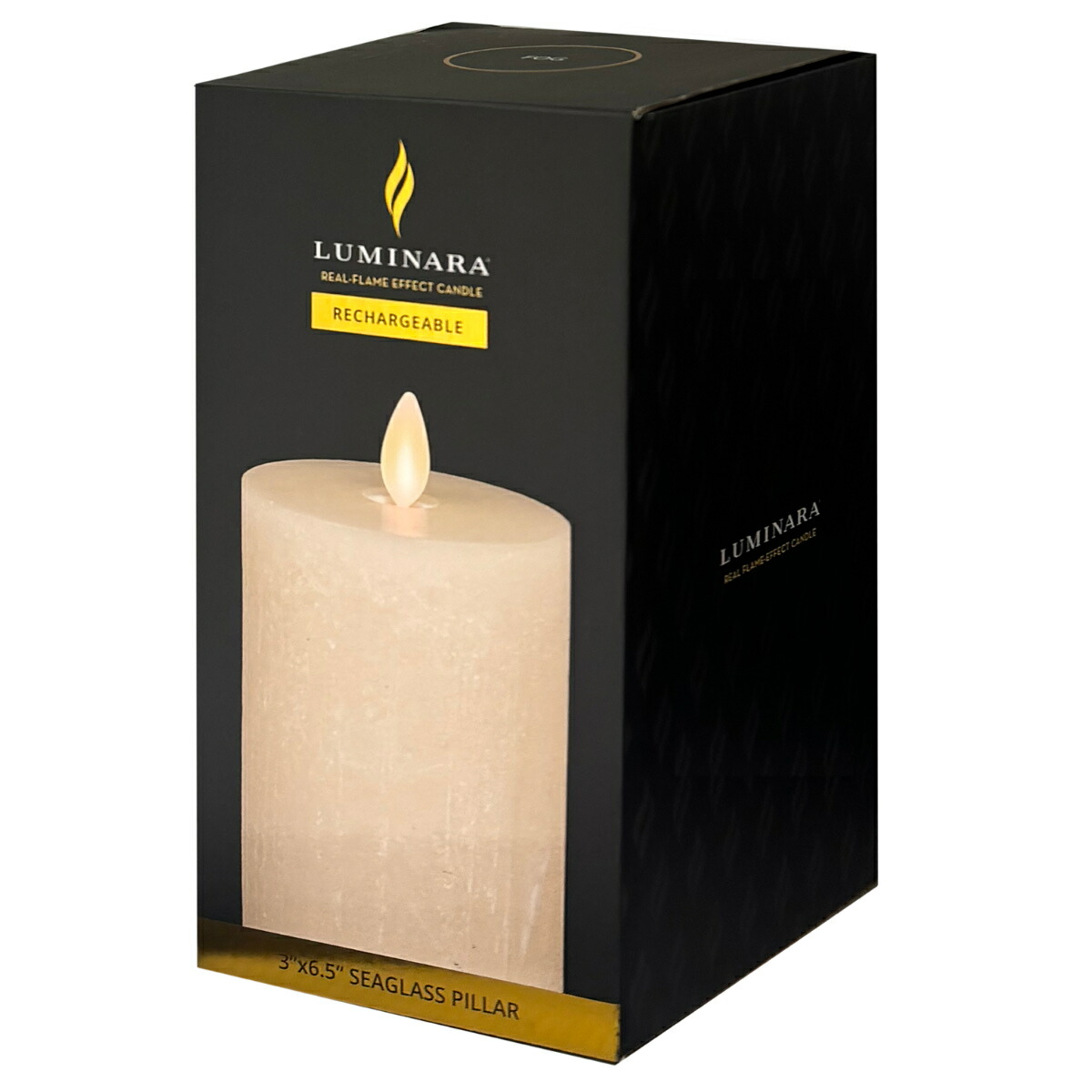 楽天市場】LEDキャンドル ルミナラピラー 充電式 直径7.6×16.5cm